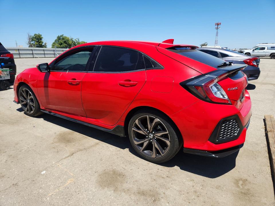 2019 Honda VIN SHHFK7H4XKU407654 COPART salvage auction — REAR END, Ca - Salvage Certificate, sold $7,700 on 2026-07-31 (photo 2)