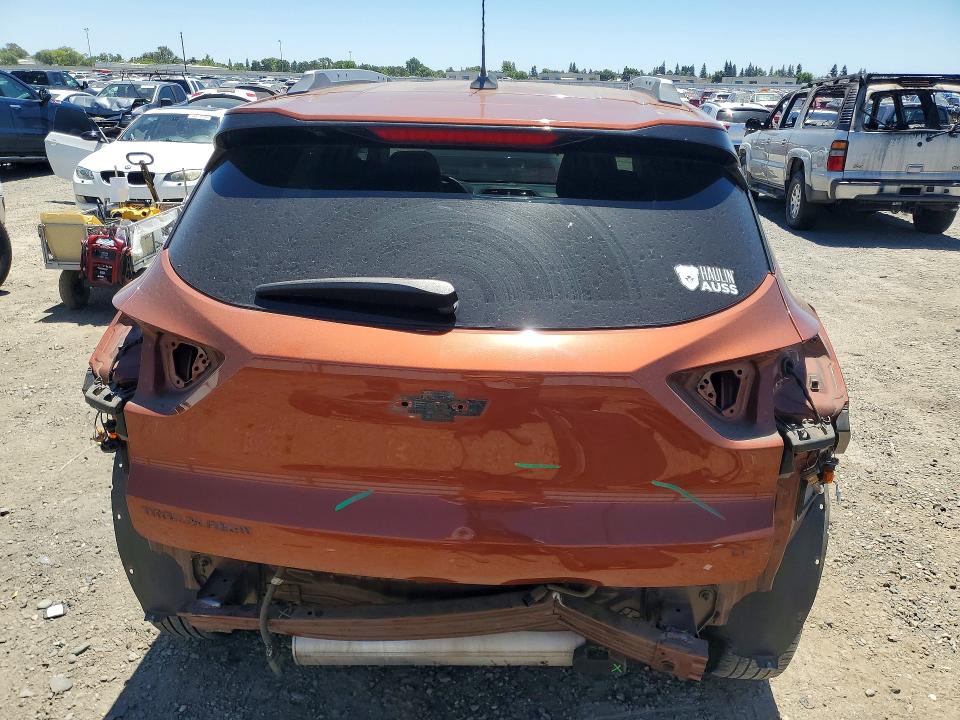2021 Chevrolet Trailblazer VIN KL79MPS2XMB100651 COPART salvage auction — FRONT END, Ca - Salvage Certificate, sold $3,150 on 2026-07-09 (photo 6)