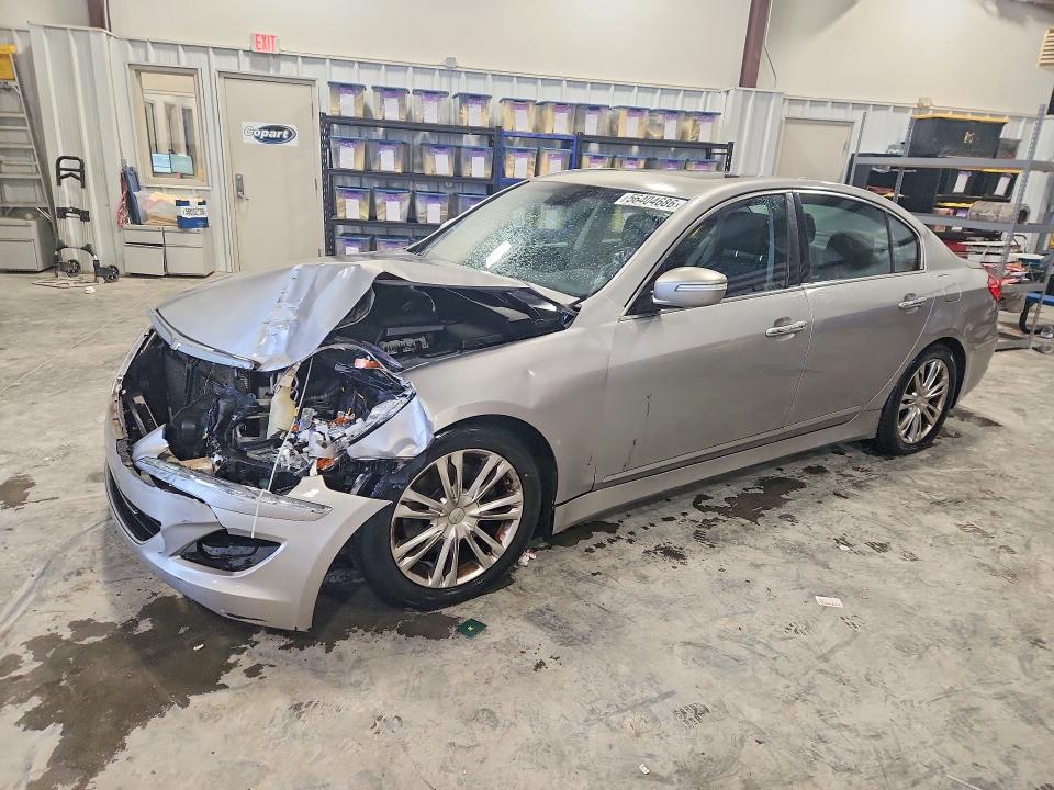 2012 Hyundai Genesis VIN KMHGC4DD6CU161309 COPART salvage auction — FRONT END, Ky - Cert Of Title-Salvage, sold $225 on 2026-07-23 (photo 1)