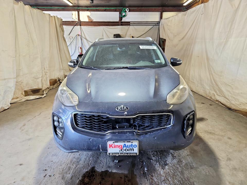 2017 Kia Sportage VIN KNDPRCA68H7104506 COPART salvage auction — FRONT END, Pa - Certificate Of Salvage, sold $4,600 on 2026-07-02 (photo 5)