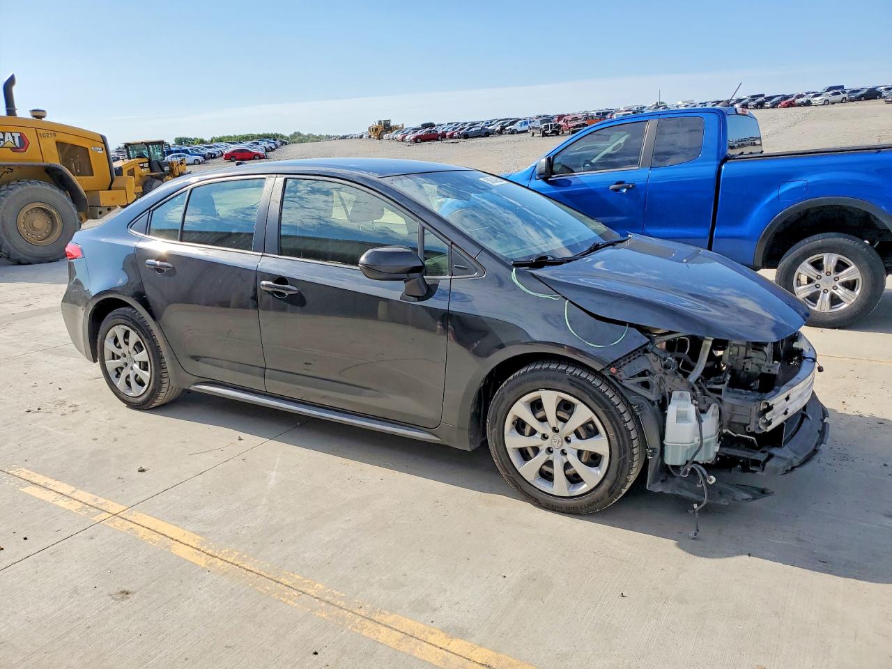 2021 Toyota Corolla VIN JTDEPMAE3MJ184224 COPART salvage auction — Front End, KY - CERT OF TITLE-SALVAGE, sold $5,100 on 2026-07-09 (photo 4)