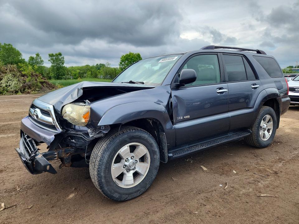 2008 Toyota 4runner VIN JTEBU14R58K023555 COPART salvage auction — FRONT END, Oh - Cert Of Title-Salvage, sold $225 on 2026-07-27 (photo 1)