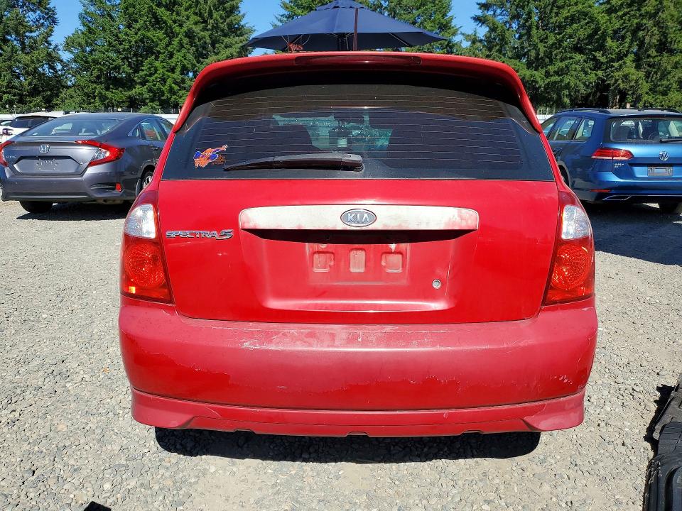 2005 Kia Spectra VIN KNAFE161455116908 COPART salvage auction — FRONT END, Wa - Bill Of Sale, sold $350 on 2026-07-02 (photo 6)