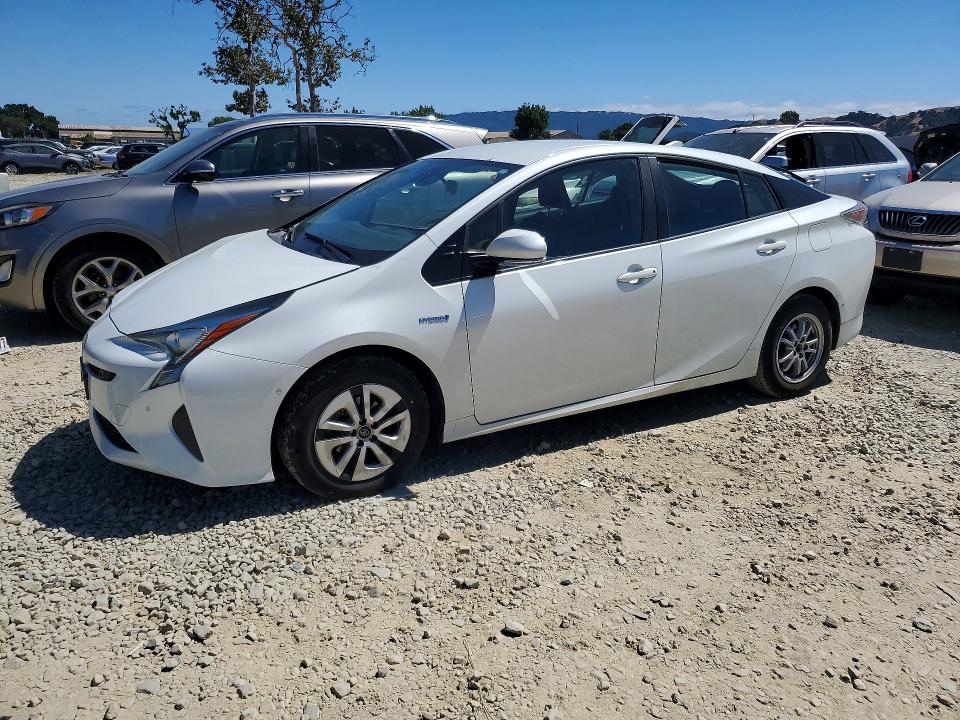2017 Toyota Prius VIN JTDKBRFUXH3051355 COPART salvage auction — FRONT END, Ca - Salvage Certificate, sold $6,000 on 2026-07-07 (photo 1)