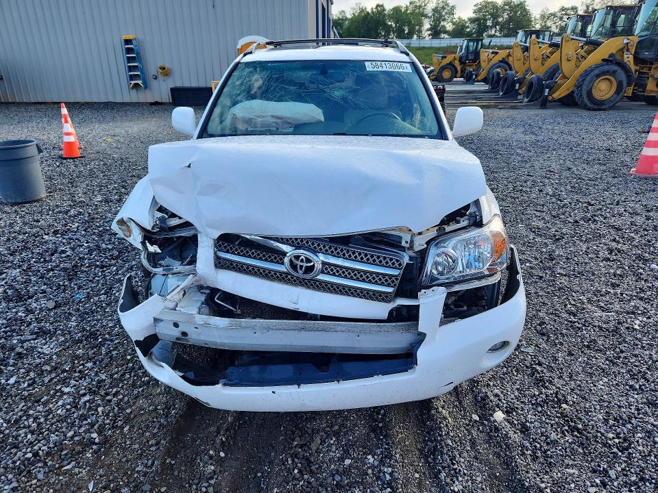 2006 Toyota Highlander VIN JTEDW21A860014932 COPART salvage auction — FRONT END, Sc - Cert Of Title-Salvage, sold $600 on 2026-07-27 (photo 5)