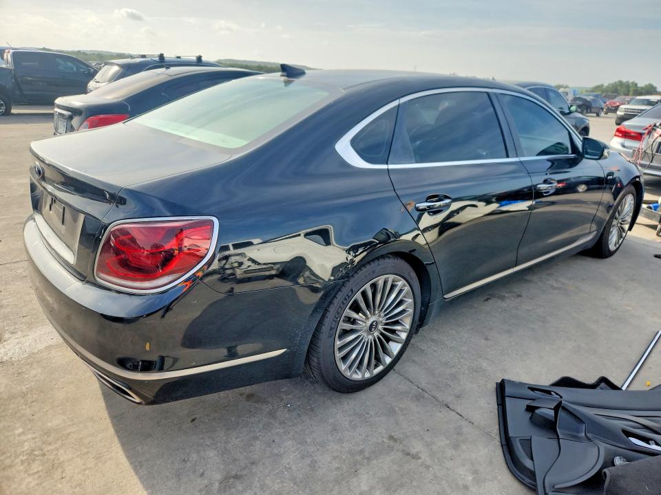 2019 Kia K900 VIN KNAS34J69K6014471 COPART salvage auction — WATER/FLOOD, Tx - Salvage Title-Flood Damage, sold $6,300 on 2026-07-02 (photo 3)
