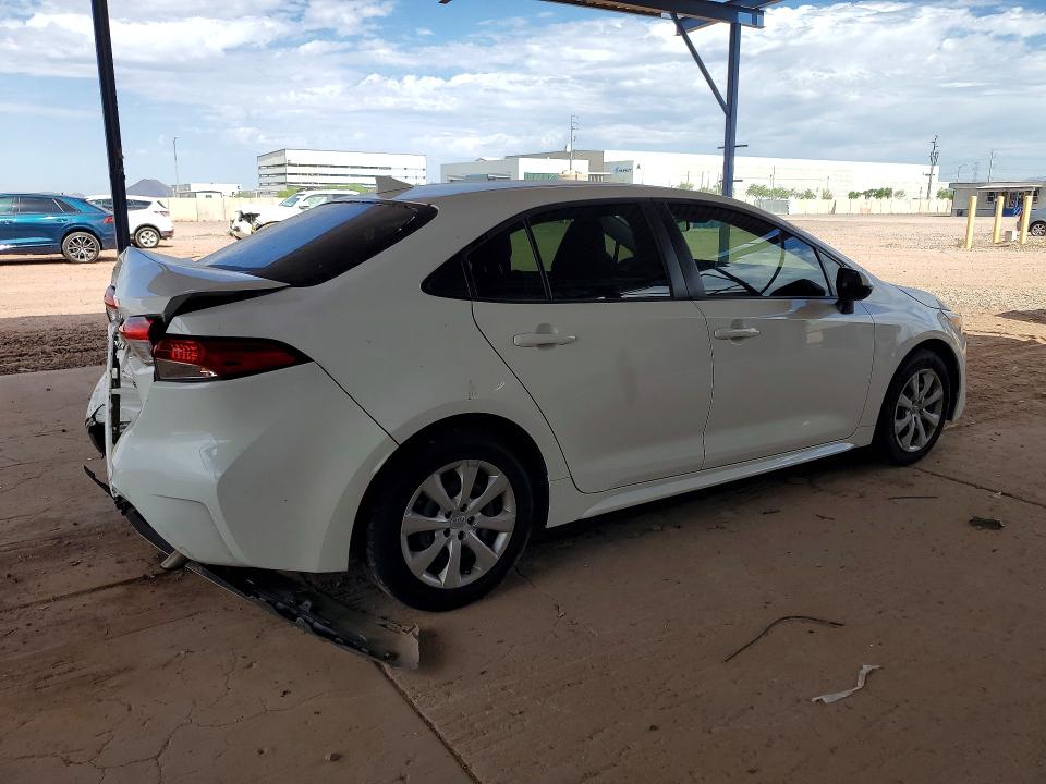 2021 Toyota Corolla VIN JTDEPMAE6MJ125099 COPART salvage auction — REAR END, Az - Cert Of Title - Salvage, sold $5,300 on 2026-07-09 (photo 3)