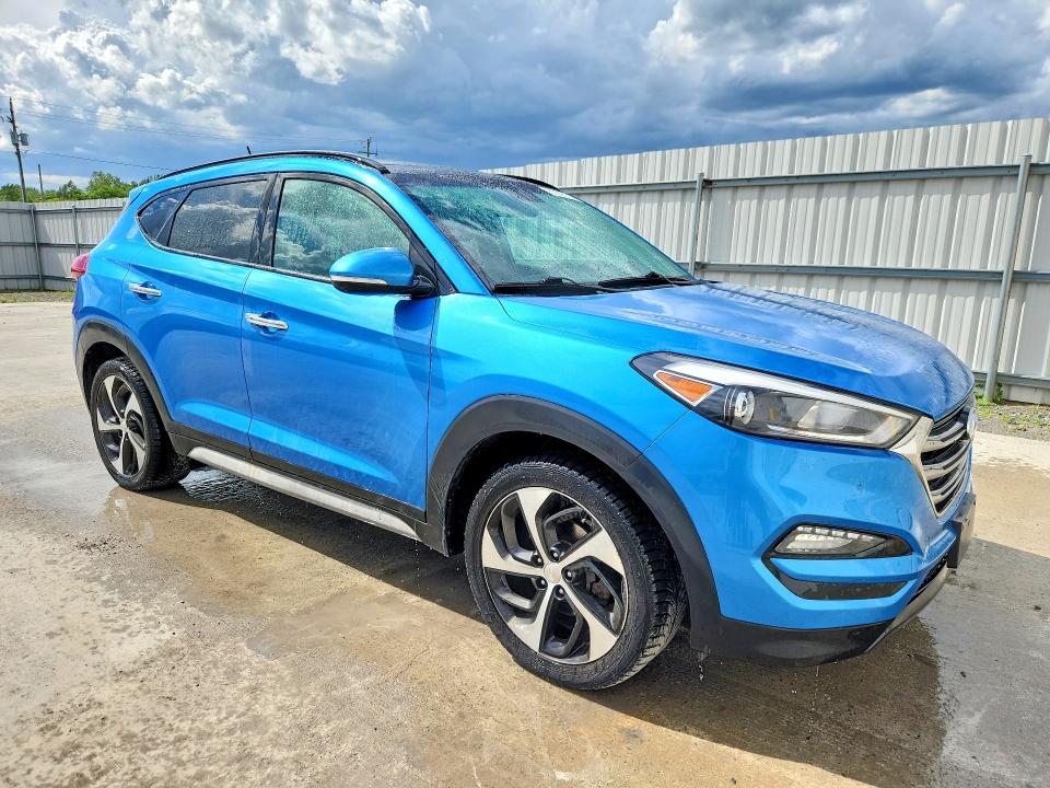 2017 Hyundai Tucson VIN KM8J3CA29HU408249 COPART salvage auction — REAR END, ON - PERMIT NO BRAND - UNFIT (P), sold $3,550 on 2026-07-22 (photo 4)