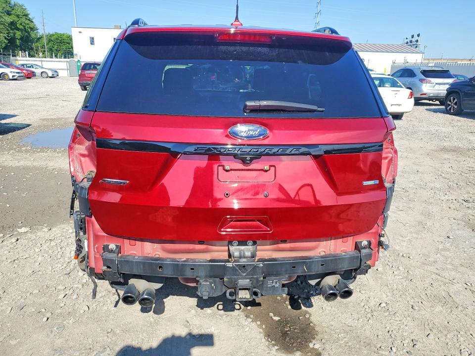 2018 Ford Explorer VIN 1FM5K8GT0JGC83485 COPART salvage auction — REAR END, Oh - Cert Of Title-Salvage, sold $7,800 on 2026-07-02 (photo 6)