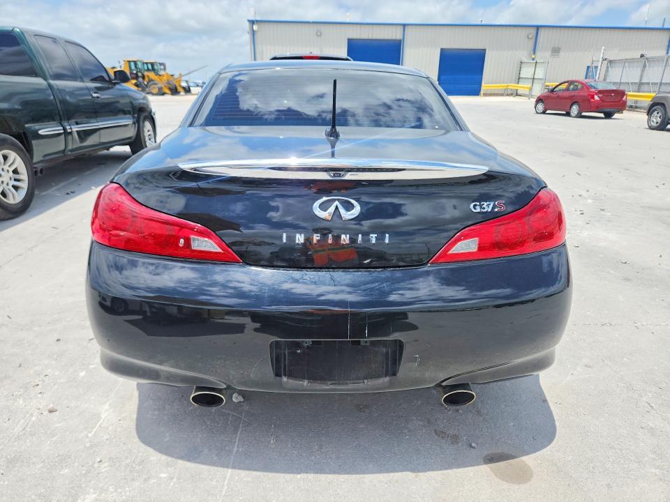 2009 Infiniti G VIN JNKCV66E79M724907 COPART salvage auction — FRONT END, Tx - Salvage Vehicle Title, sold $2,600 on 2026-07-17 (photo 6)