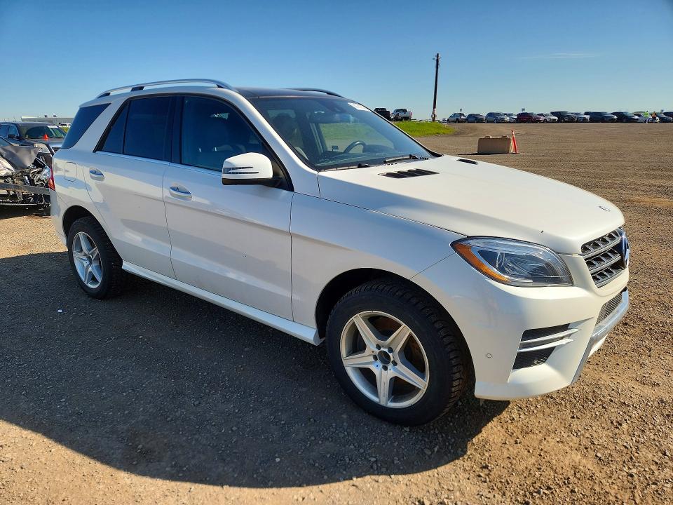 2015 Mercedes-benz M-klasse VIN 4JGDA2EB3FA556113 COPART salvage auction — FRONT END, Ab - Bos - Salvage, sold $8,500 on 2026-07-14 (photo 4)