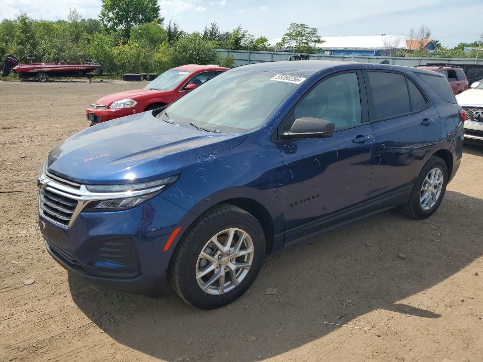 2022 Chevrolet VIN 3GNAXSEV2NS167242 COPART salvage auction — HAIL, Oh - Cert Of Title-Salvage, sold $5,200 on 2026-07-02 (photo 1)