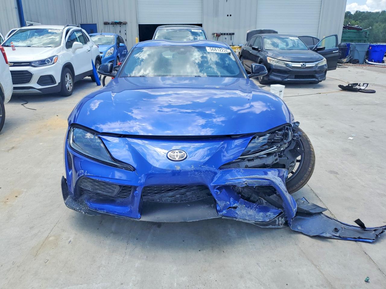 2026 Toyota Supra VIN WZ1DB0G02TW072032 COPART salvage auction — Front End, GA - CERT OF TITLE-SALVAGE, sold $25,750 on 2026-08-10 (photo 5)