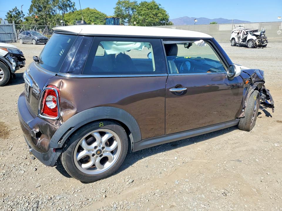 2012 Mini Cooper VIN WMWSU3C59CT256028 COPART salvage auction — FRONT END, Ca - Salvage Certificate, sold $175 on 2026-07-16 (photo 3)