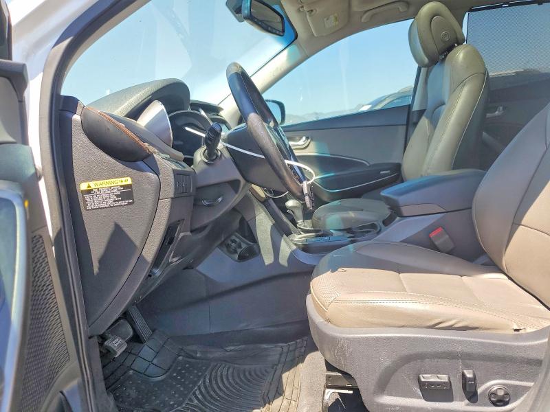 2017 Hyundai Santa fe VIN 5XYZW4LA7HG447688 COPART salvage auction — FRONT END, Ca - Salvage Certificate, sold $2,900 on 2026-07-08 (photo 7)