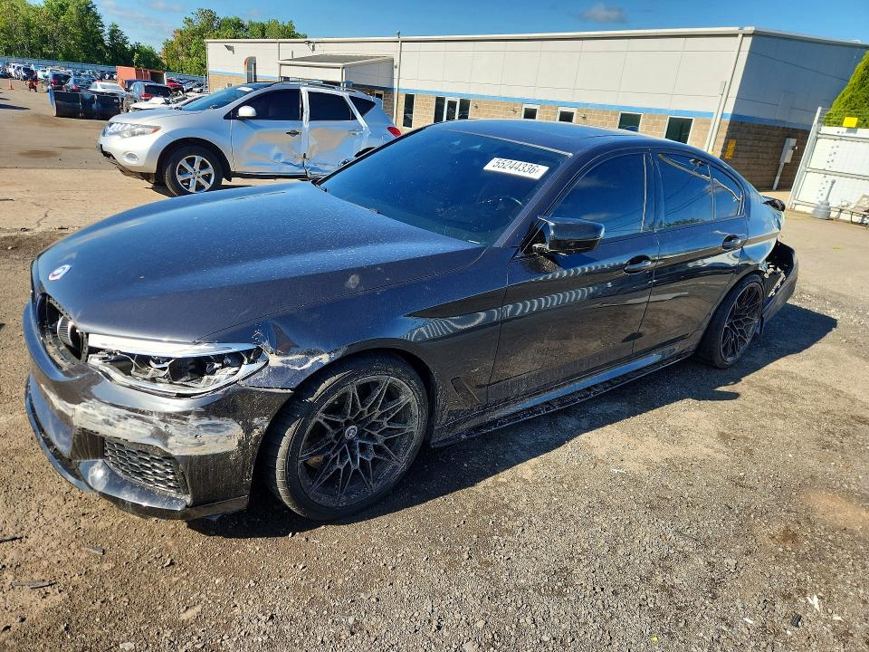 2020 BMW M5 VIN WBAJS7C02LCE14810 COPART salvage auction — REAR END, Ct - Cert Of Title-Salvage, sold $13,600 on 2026-07-10 (photo 1)