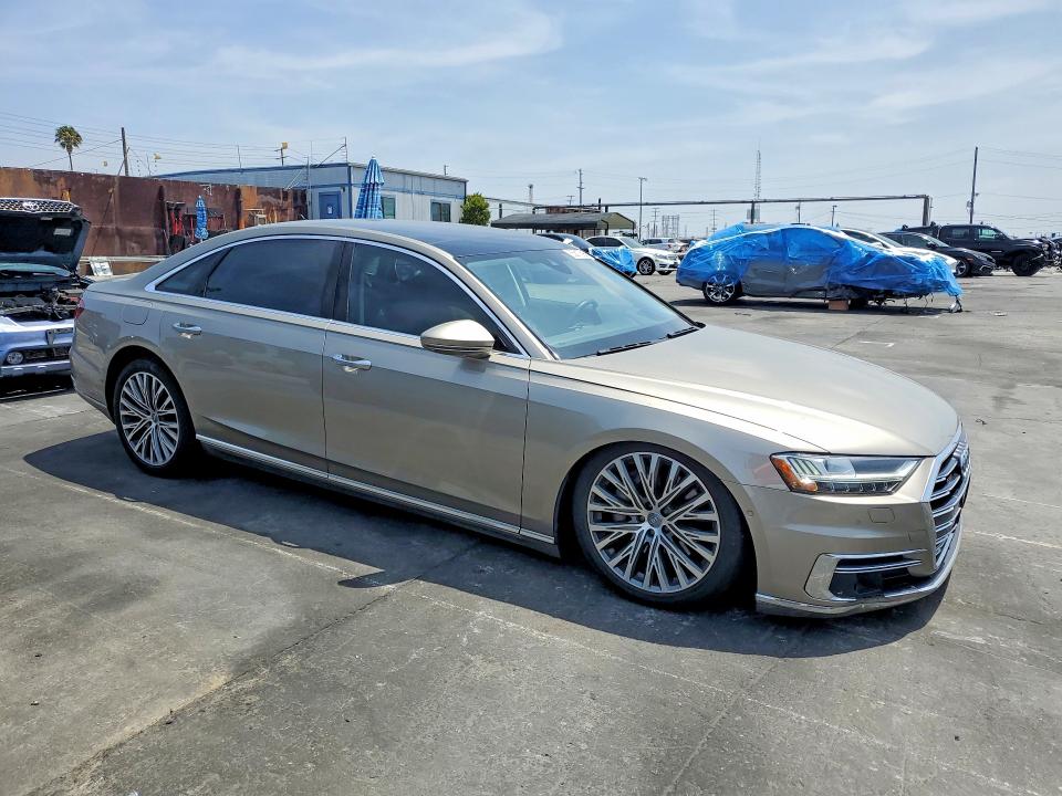 2019 Audi A8 VIN WAU8DAF85KN017647 COPART salvage auction — FRONT END, CA - SALVAGE CERTIFICATE, sold $12,300 on 2026-07-22 (photo 4)