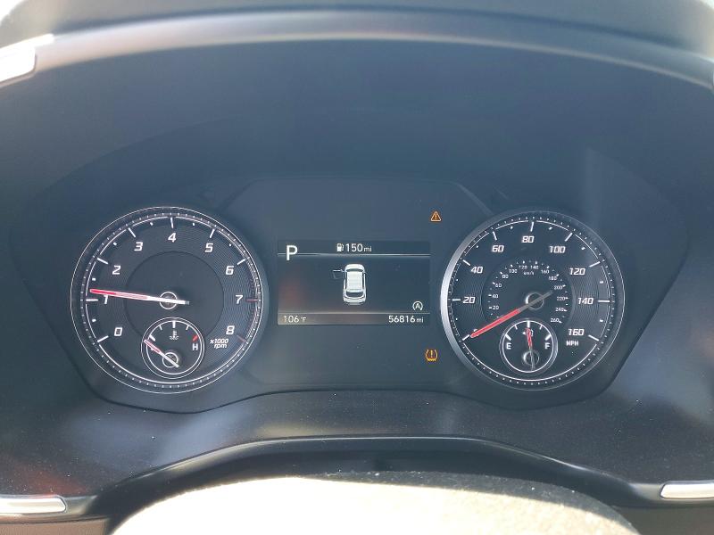 2023 Hyundai Santa fe VIN 5NMS2DAJ3PH490042 COPART salvage auction — REAR END, Ca - Salvage Certificate, sold $6,700 on 2026-07-02 (photo 9)