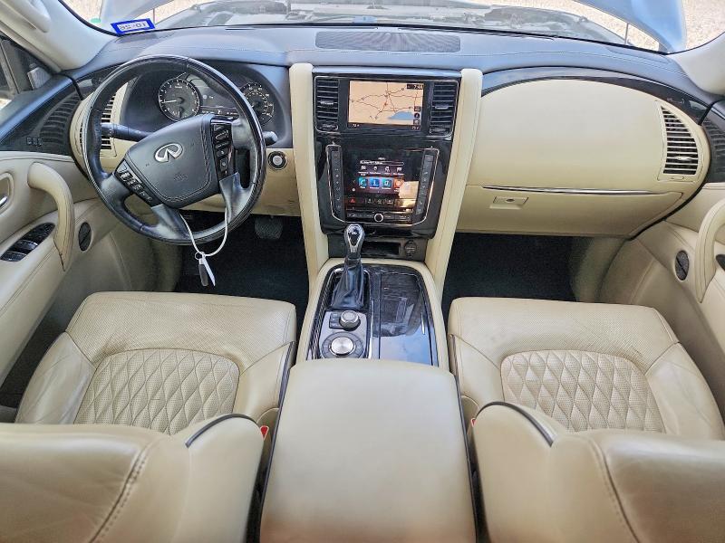 2020 Infiniti Qx80 VIN JN8AZ2NF4L9700112 COPART salvage auction — REAR END, TX - SALVAGE VEHICLE TITLE (P), sold $100 on 2026-07-30 (photo 8)