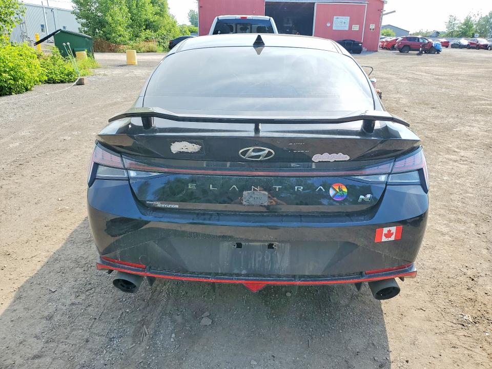 2023 Hyundai Elantra VIN KMHLW4AK9PU011662 COPART salvage auction — FRONT END, ON - PERMIT SALVAGE, sold $7,300 on 2026-07-28 (photo 6)