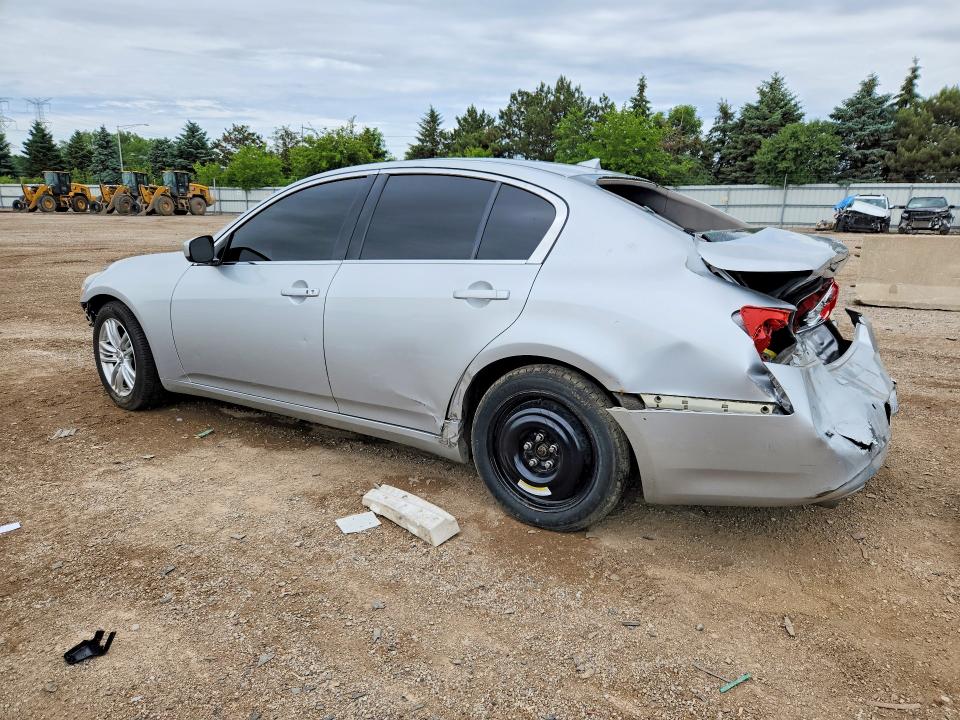 2012 Infiniti G VIN JN1CV6AR4CM970965 COPART salvage auction — REAR END, Il - Salvage Certificate, sold $400 on 2026-07-14 (photo 2)