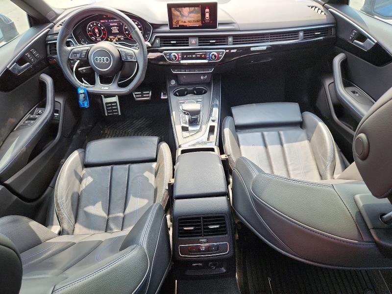 2019 Audi VIN WAUENCF52KA057323 COPART salvage auction — FRONT END, Tx - Salvage Vehicle Title, sold $8,200 on 2026-07-31 (photo 8)