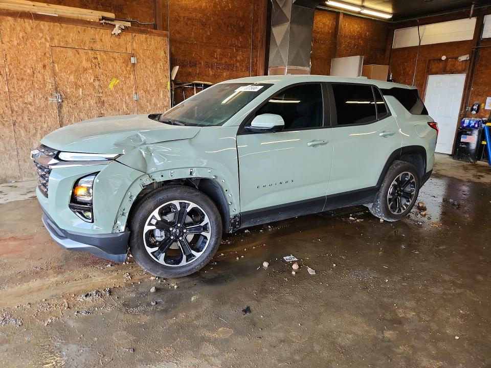 2025 Chevrolet Equinox VIN 3GNAXPEG3SL166928 COPART salvage auction — FRONT END, Pa - Certificate Of Salvage, sold $9,600 on 2026-07-02 (photo 1)