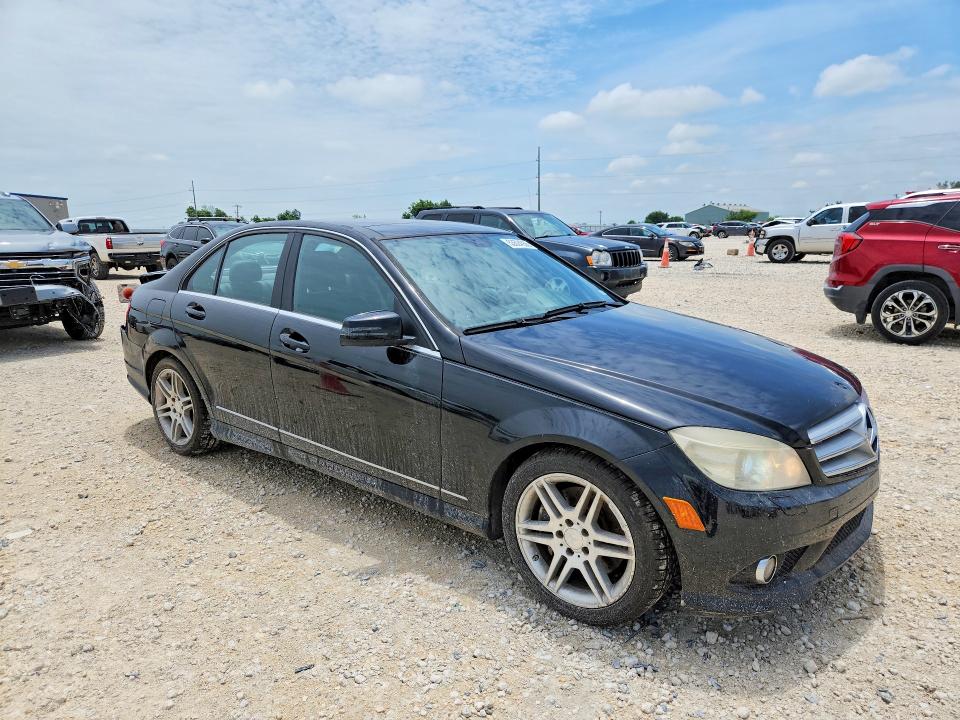 2010 Mercedes-benz C-klasse VIN WDDGF5GB5AR106190 COPART salvage auction — REAR END, Tx - Salvage Vehicle Title, sold $400 on 2026-07-09 (photo 4)