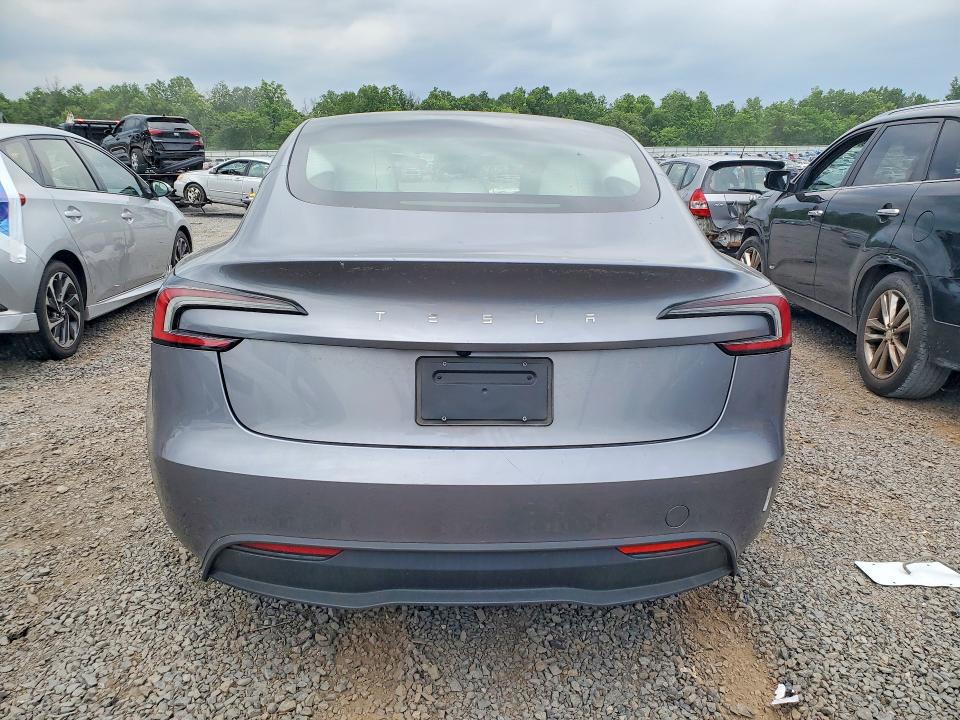 2024 Tesla Model 3 VIN 5YJ3E1EAXRF866387 COPART salvage auction — FRONT END, NJ - CERT OF TITLE-SALVAGE, sold $5,200 on 2026-07-28 (photo 6)