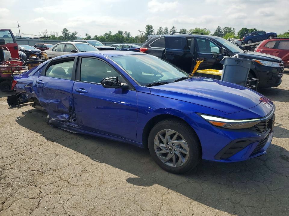 2024 Hyundai Elantra VIN KMHLM4DGXRU848534 COPART salvage auction — REAR END, Pa - Certificate Of Salvage, sold $4,000 on 2026-07-17 (photo 4)