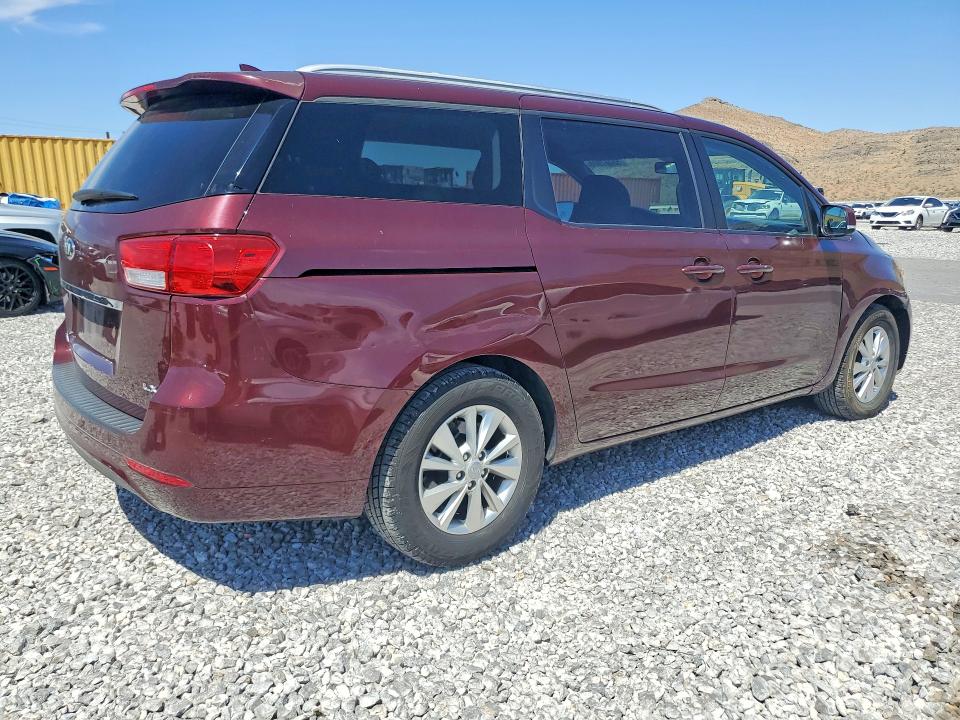 2015 Kia SEDONA VIN KNDMB5C16F6080570 COPART salvage auction — REAR END, Nv - Cert Of Title-Rebuilt Total Lo, sold $1,550 on 2026-07-08 (photo 3)