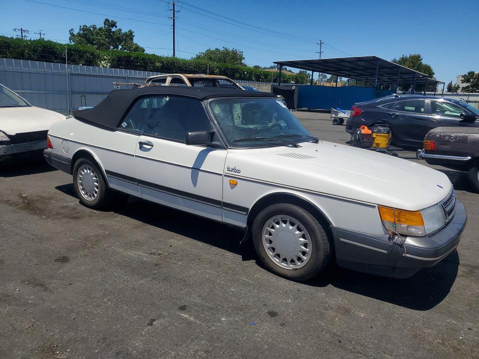 1990 Saab 900 VIN YS3AL75L0L7005307 COPART salvage auction — MINOR DENT/SCRATCHES, CA - DIS/DLR/EXP ONLY CLEAN TITLE, sold $4,450 on 2026-07-14 (photo 4)