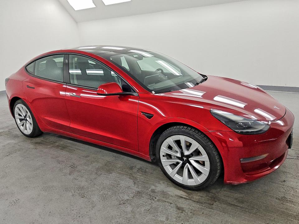 2022 Tesla Model 3 VIN 5YJ3E1EB4NF285910 COPART salvage auction — MECHANICAL, Ca - Certificate Of Title, sold $7,800 on 2026-07-06 (photo 4)