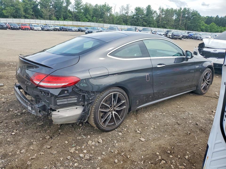 2020 Mercedes-benz C-klasse amg VIN WDDWJ6EBXLF962494 COPART salvage auction — REAR END, Md - Cert Of Salvage < 75% Damage, sold $13,100 on 2026-08-17 (photo 3)