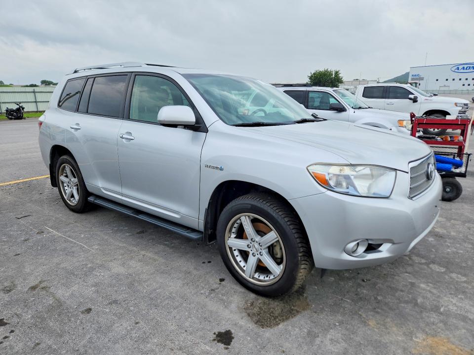 2008 Toyota Highlander VIN JTEEW44A682004757 COPART salvage auction — MECHANICAL, Ok - Certificate Of Title, sold $1,450 on 2026-07-10 (photo 4)