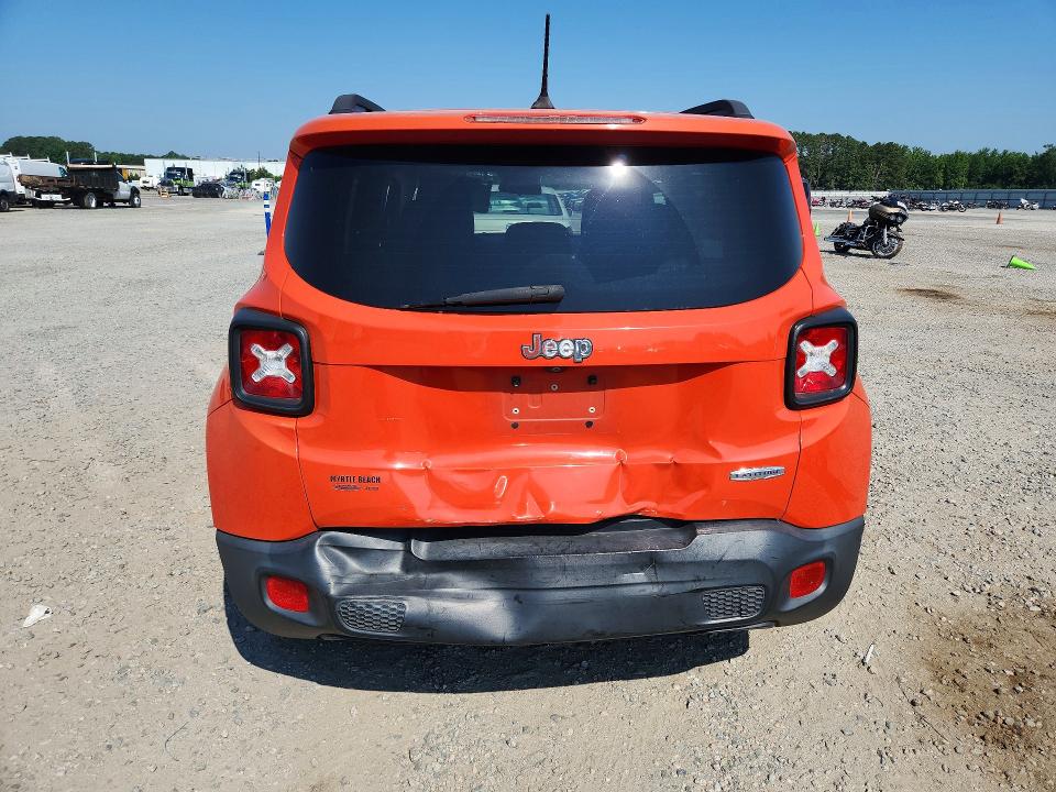 2015 Jeep Renegade VIN ZACCJABT5FPC29588 COPART salvage auction — FRONT END, NC - SALVAGE CERTIFICATE OF TITLE, sold $1,250 on 2026-07-27 (photo 6)