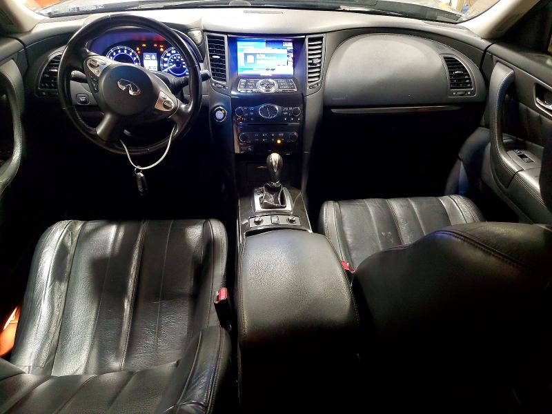 2013 Infiniti Fx37 VIN JN8CS1MW9DM172851 COPART salvage auction — FRONT END, Pa - Certificate Of Salvage, sold $850 on 2026-07-31 (photo 8)