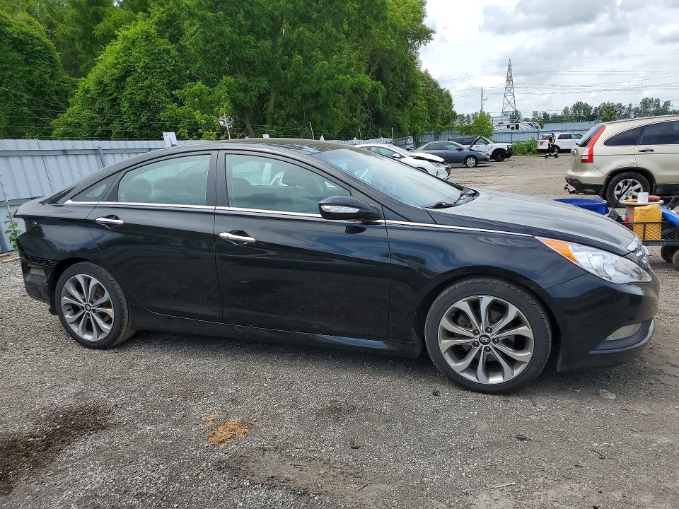2014 Hyundai Sonata VIN 5NPEC4AB5EH926926 COPART salvage auction — REAR END, On - Permit Salvage, sold $1,500 on 2026-07-14 (photo 4)