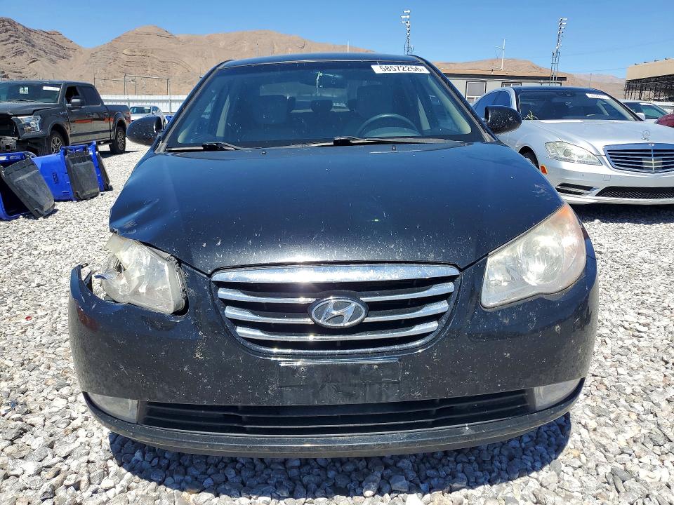 2010 Hyundai Elantra VIN KMHDU4AD6AU167905 COPART salvage auction — FRONT END, NV - SALVAGE TITLE, sold $750 on 2026-07-20 (photo 5)