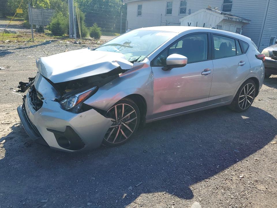 2025 Subaru Impreza VIN JF1GUAFC6S8201535 COPART salvage auction — FRONT END, Pa - Certificate Of Salvage, sold $2,250 on 2026-08-01 (photo 1)