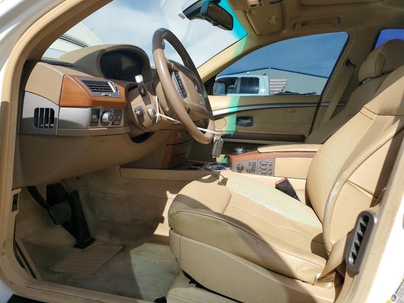 2006 BMW 7 series VIN WBAHN83556DT63581 COPART salvage auction — MINOR DENT/SCRATCHES, IN - CERTIFICATE OF TITLE, sold $100 on 2026-07-28 (photo 7)
