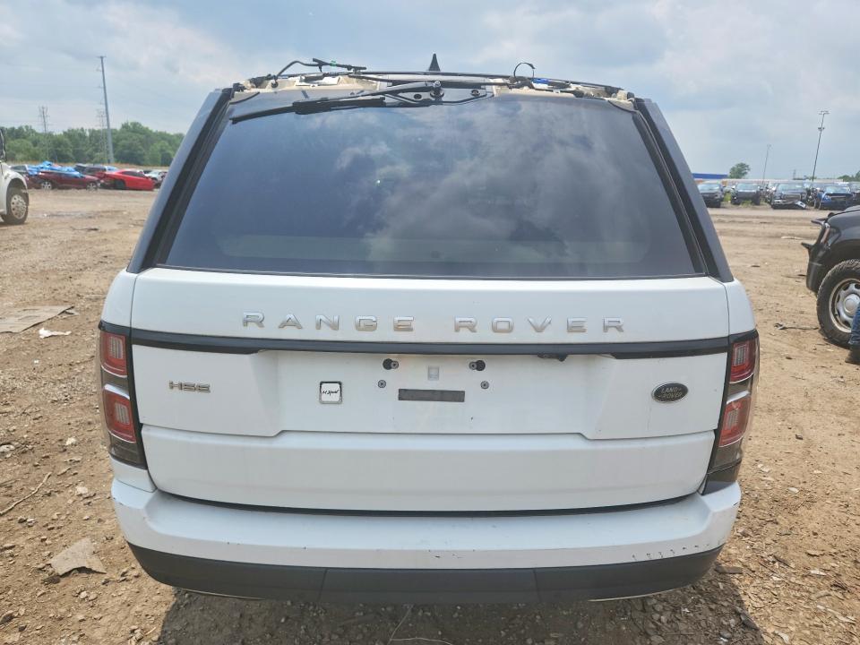 2019 Land rover RANGE ROVER VIN SALGS2SV7KA527374 COPART salvage auction — ROOF, MI - DEALER ONLY CLEAN TITLE, sold $11,800 on 2026-07-31 (photo 6)