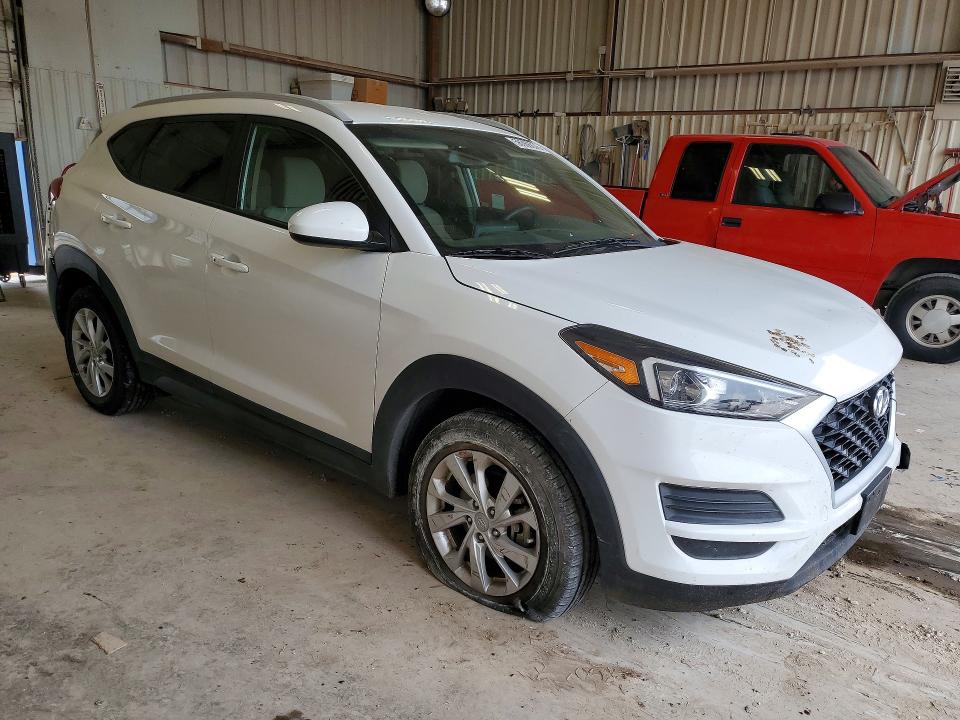 2021 Hyundai Tucson VIN KM8J33A42MU293943 COPART salvage auction — FRONT END, Tx - Salvage Vehicle Title, sold $5,200 on 2026-07-17 (photo 4)