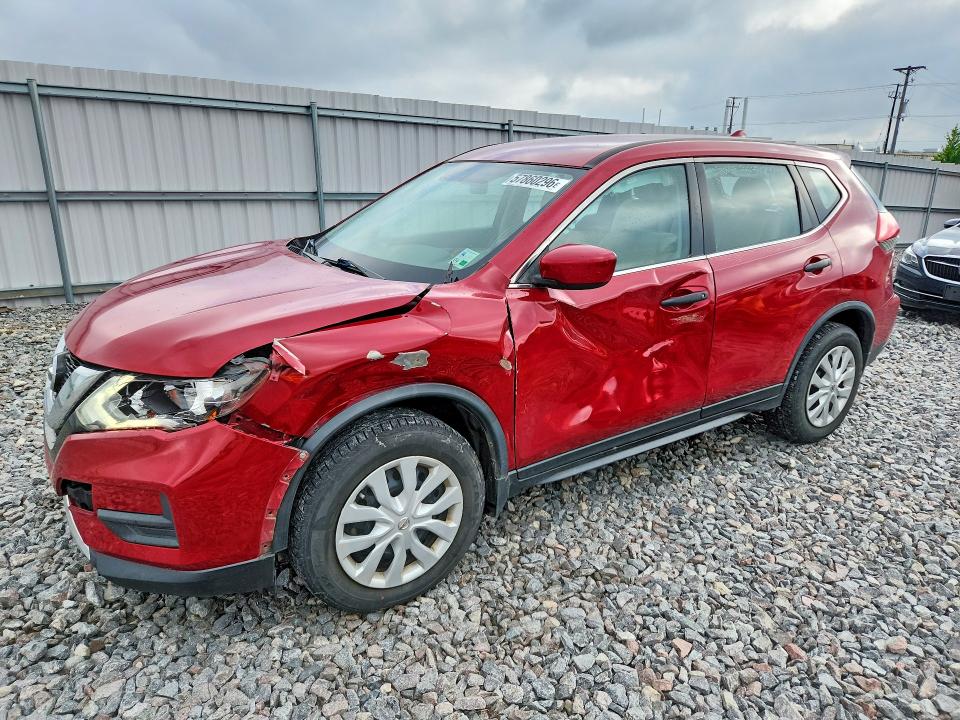 2017 Nissan Rogue VIN JN8AT2MT4HW389945 COPART salvage auction — FRONT END, LA - CERT OF TITLE-SALVAGE, sold $400 on 2026-07-27 (photo 1)
