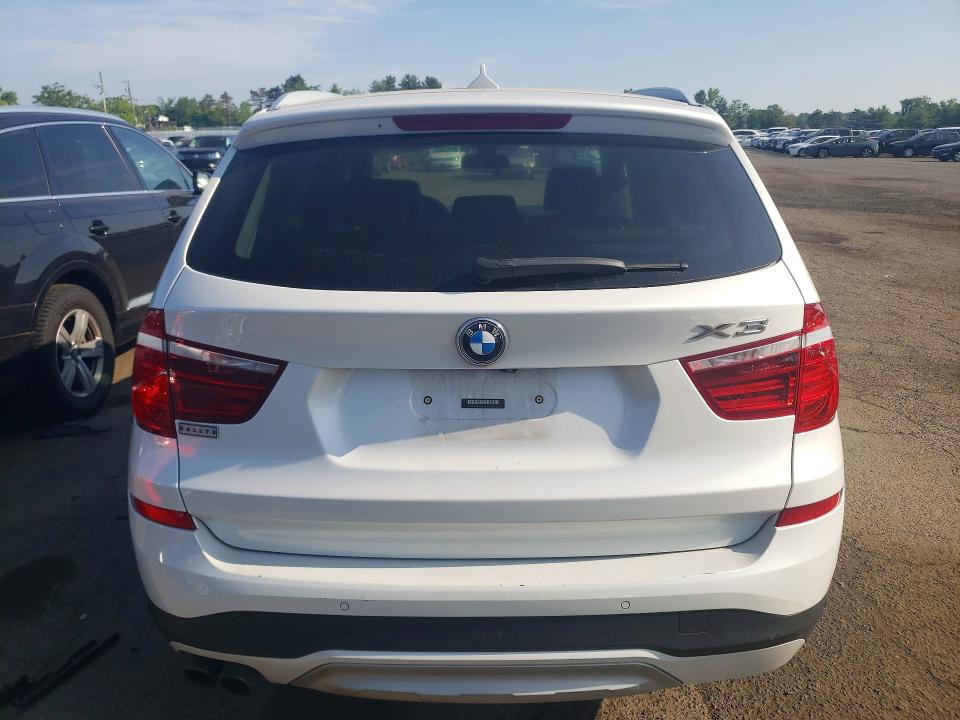 2017 BMW X3 VIN 5UXWX7C51H0U41202 COPART salvage auction — SIDE, CT - CERT OF TITLE-SALVAGE, sold $525 on 2026-07-24 (photo 6)