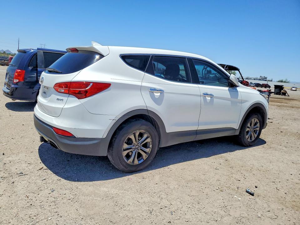 2015 Hyundai Santa fe VIN 5XYZT3LB8FG289113 COPART salvage auction — MECHANICAL, Az - Certificate Of Title, sold $1,300 on 2026-07-09 (photo 3)