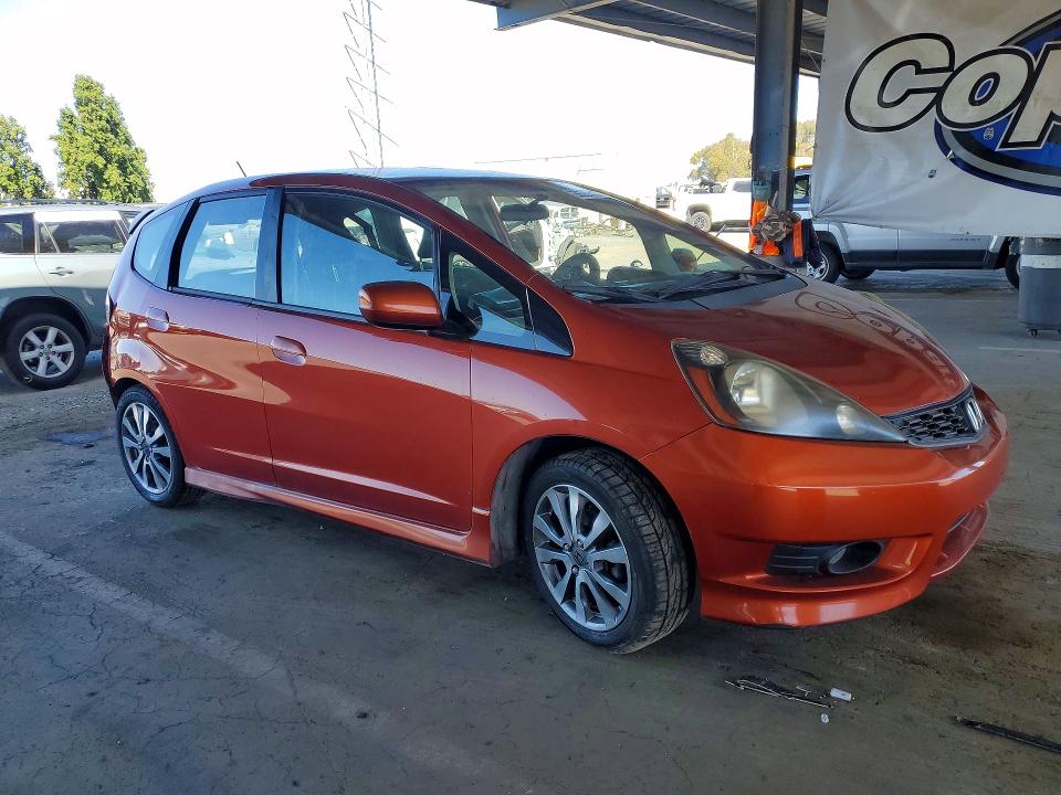 2012 Honda Fit VIN JHMGE8H68CC017508 COPART salvage auction — REAR END, Ca - Salvage Certificate, sold $1,300 on 2026-07-14 (photo 4)