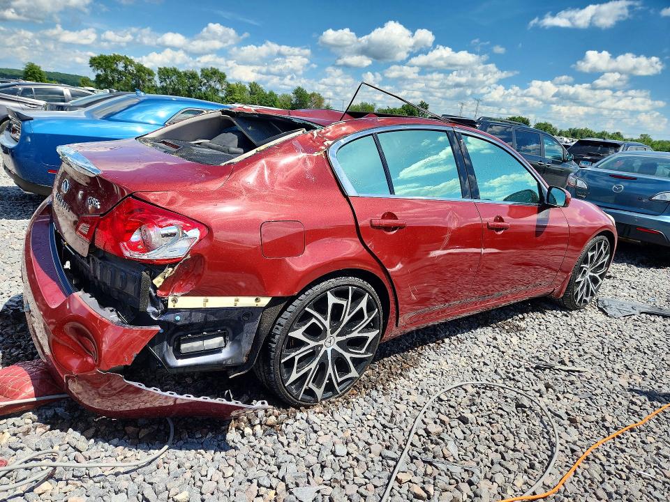 2008 Infiniti G35 VIN JNKBV61F18M264816 COPART salvage auction — ROOF, IL - JUNKING CERT OF A VEHICLE, sold $175 on 2026-07-27 (photo 3)