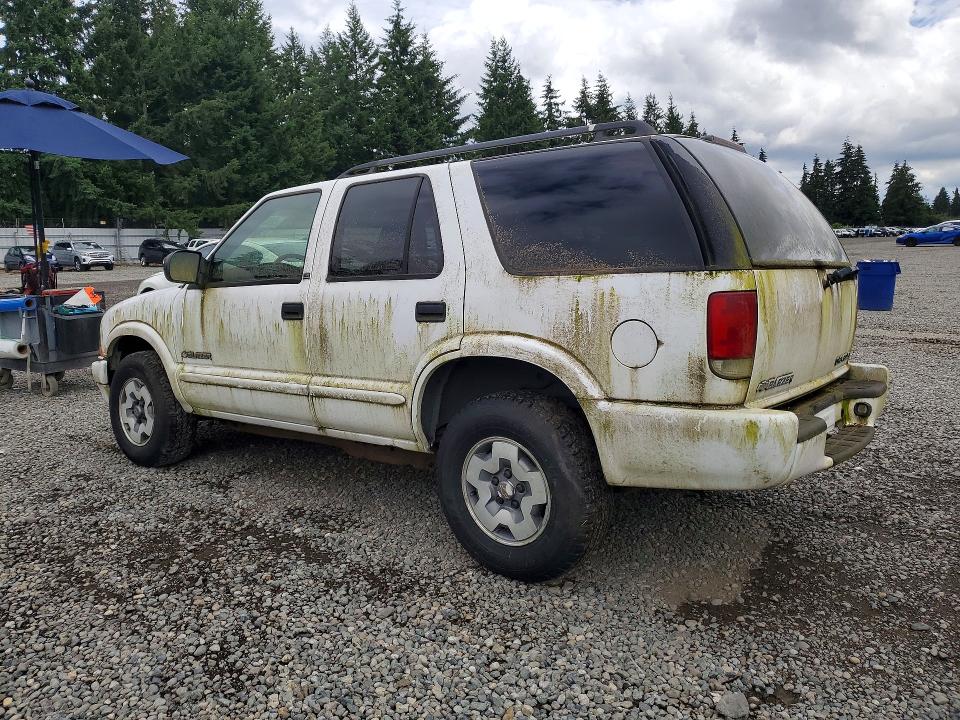 2003 Chevrolet Blazer VIN 1GNDT13X03K142162 COPART salvage auction — FRONT END, Wa - Vehicle Cert Of Ownership-Titl, sold $350 on 2026-07-02 (photo 2)