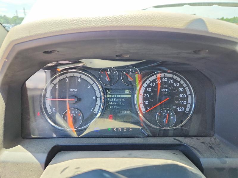 2010 Dodge Ram VIN 1D7RB1CT4AS144899 COPART salvage auction — FRONT END, Tn - Salvage Certificate, sold $4,750 on 2026-07-09 (photo 9)